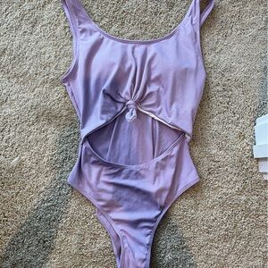 Lavender One-Piece Swimsuit
